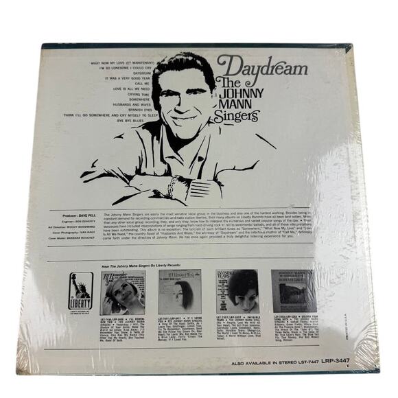 The Johnny Mann Singers, Daydream, Vinyl LP, Liberty Records LRP-3447 - Picture 2 of 3